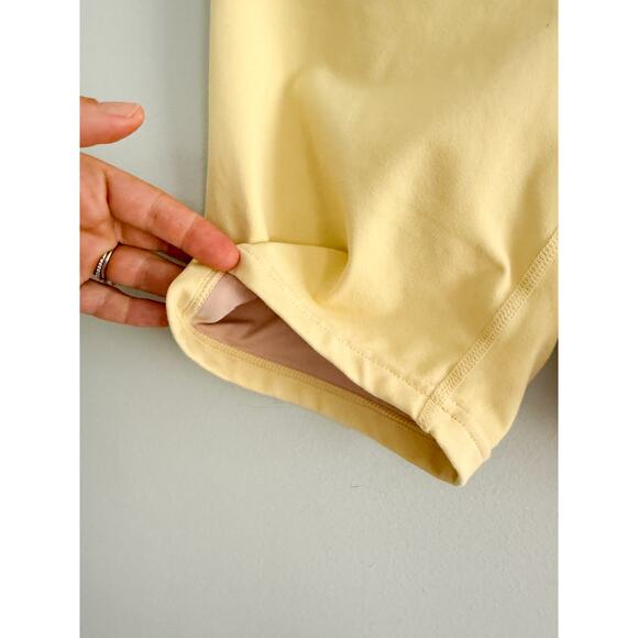 LAHANA Active | Archer Biker Short in Butter Yellow | Sz S - Picture 3 of 7